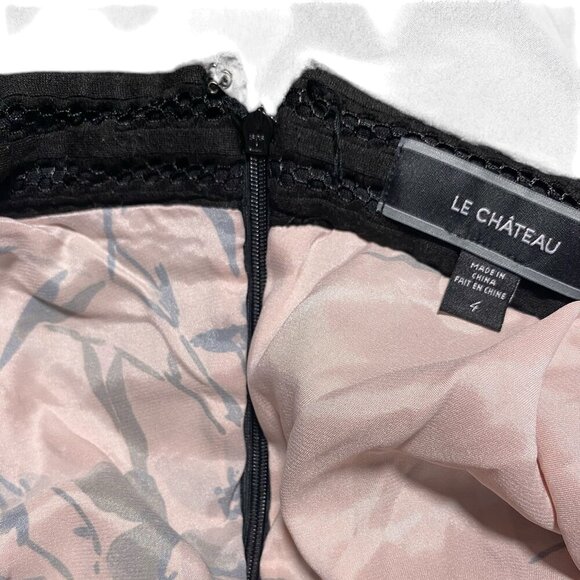Le Chateau - Long Fit & Flare Blk/pink Underlay - 4 - Picture 6 of 8